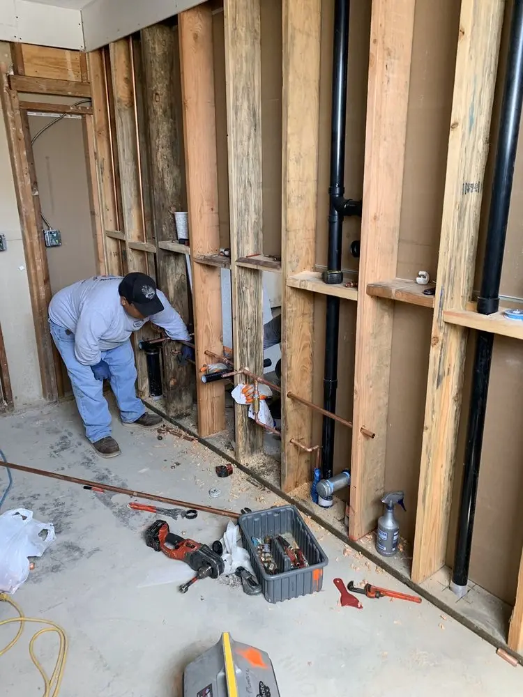 Commercial rough-in plumbing for Trenchless Sewer Repair in Pooler